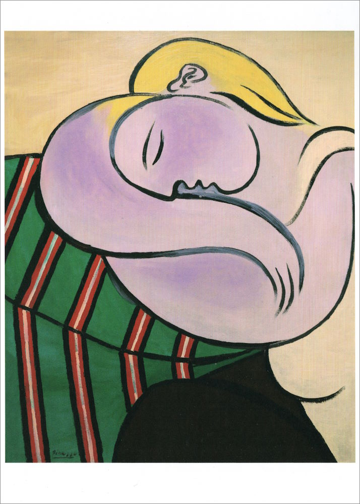 Kunstkarte Pablo Picasso "Frau mit gelbem Haar" Kunstkarte Pablo Picasso "Frau mit gelbem Haar"