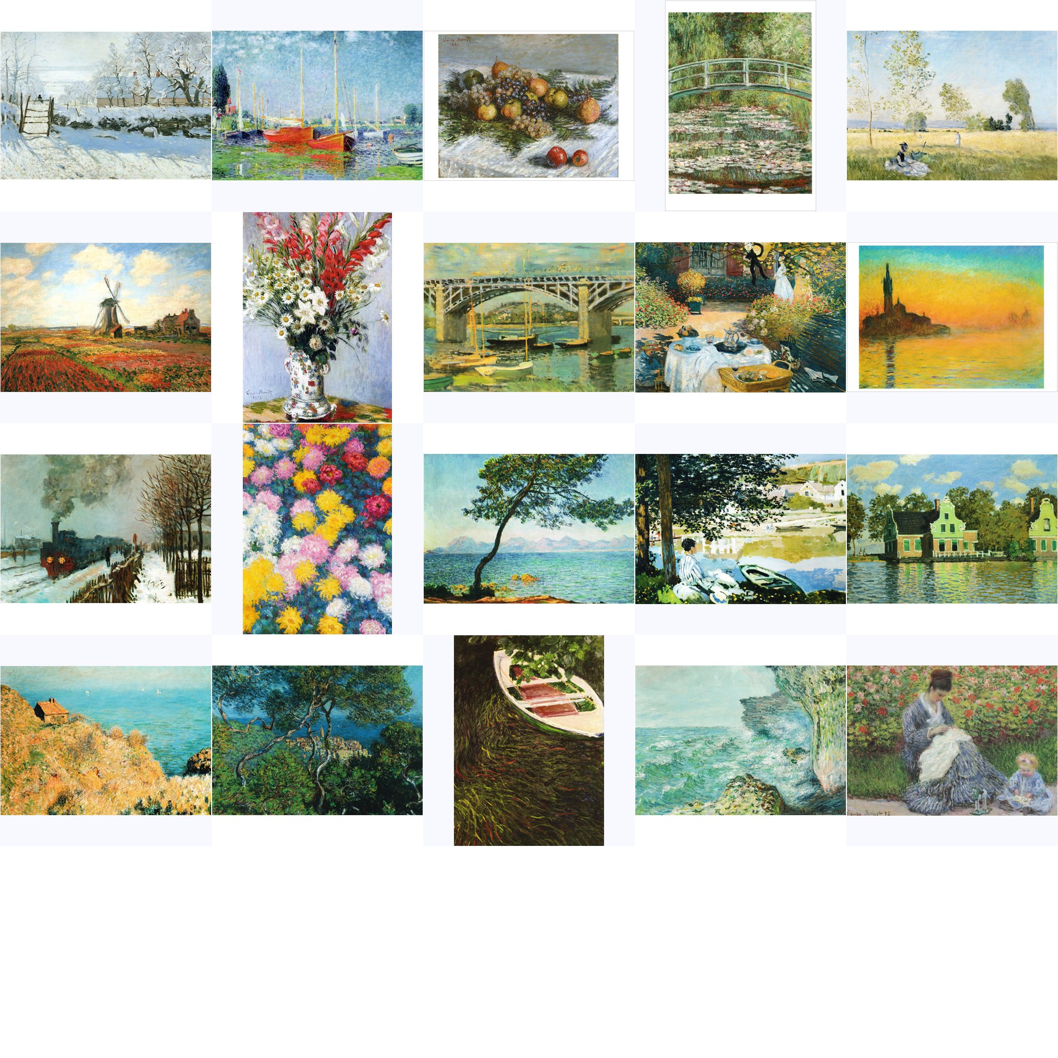 Kunstkarten-Topseller-Set Claude Monet