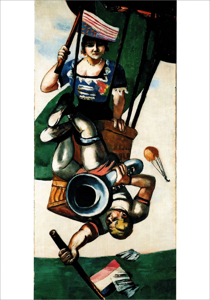Kunstkarte Max Beckmann "Luftakrobaten" Kunstkarte Max Beckmann "Luftakrobaten"