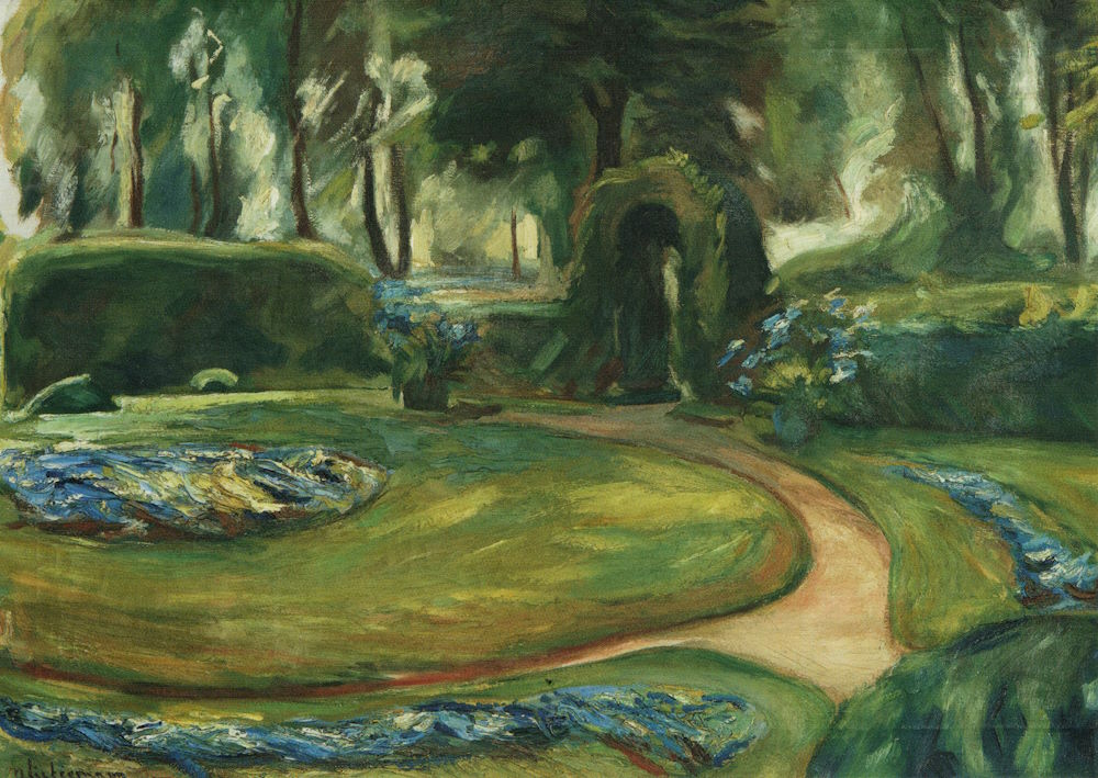 Kunstkarte Max Liebermann "Das Rondell im Heckengarten" Kunstkarte Max Liebermann "Das Rondell im Heckengarten"