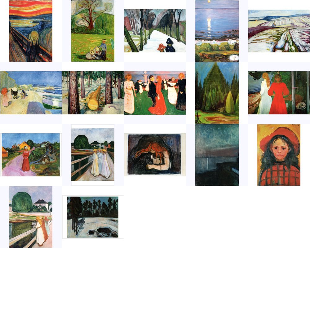 Kunstkarten-Komplett-Set Edvard Munch Kunstkarten-Komplett-Set Edvard Munch