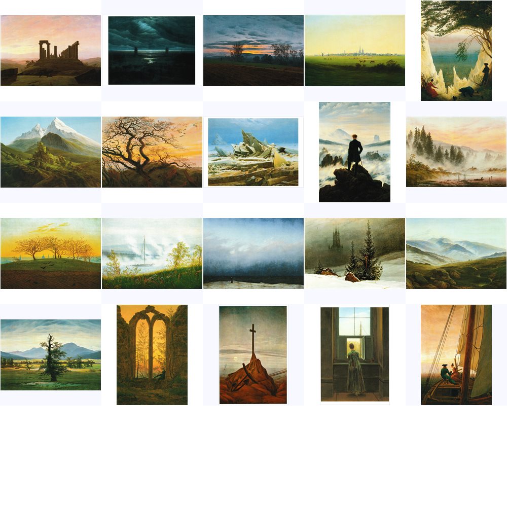 Kunstkarten-Topseller-Set Caspar David Friedrich