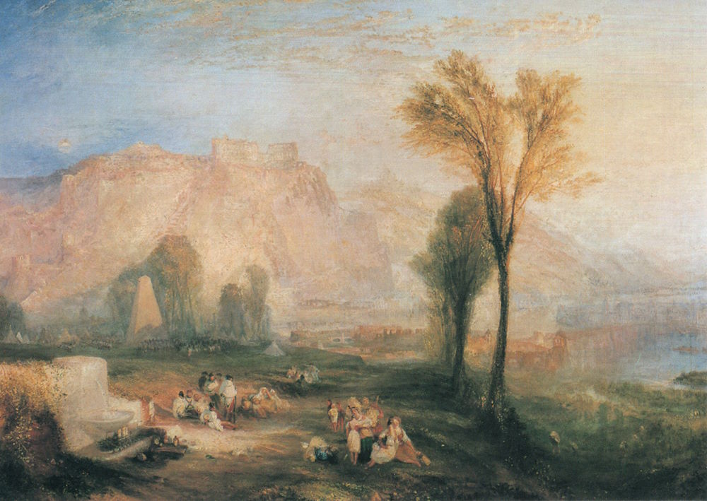 Kunstkarte William Turner "Ehrenbreitenstein"