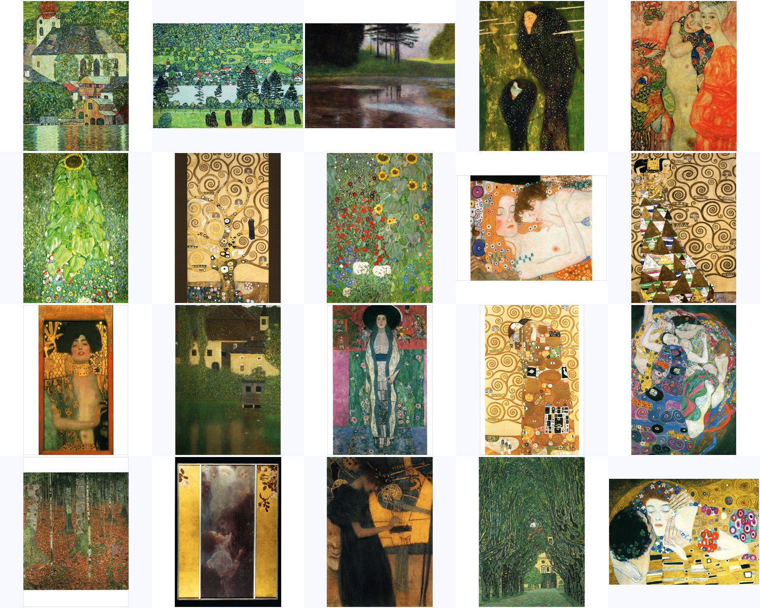 Kunstkarten-Topseller-Set Gustav Klimt