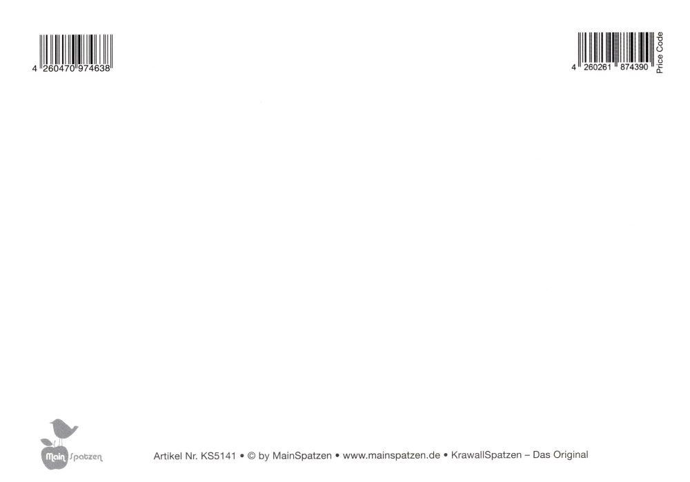 Postkarte "Gestern habe ich versucht mit Wein zu kochen." (Rückseite)