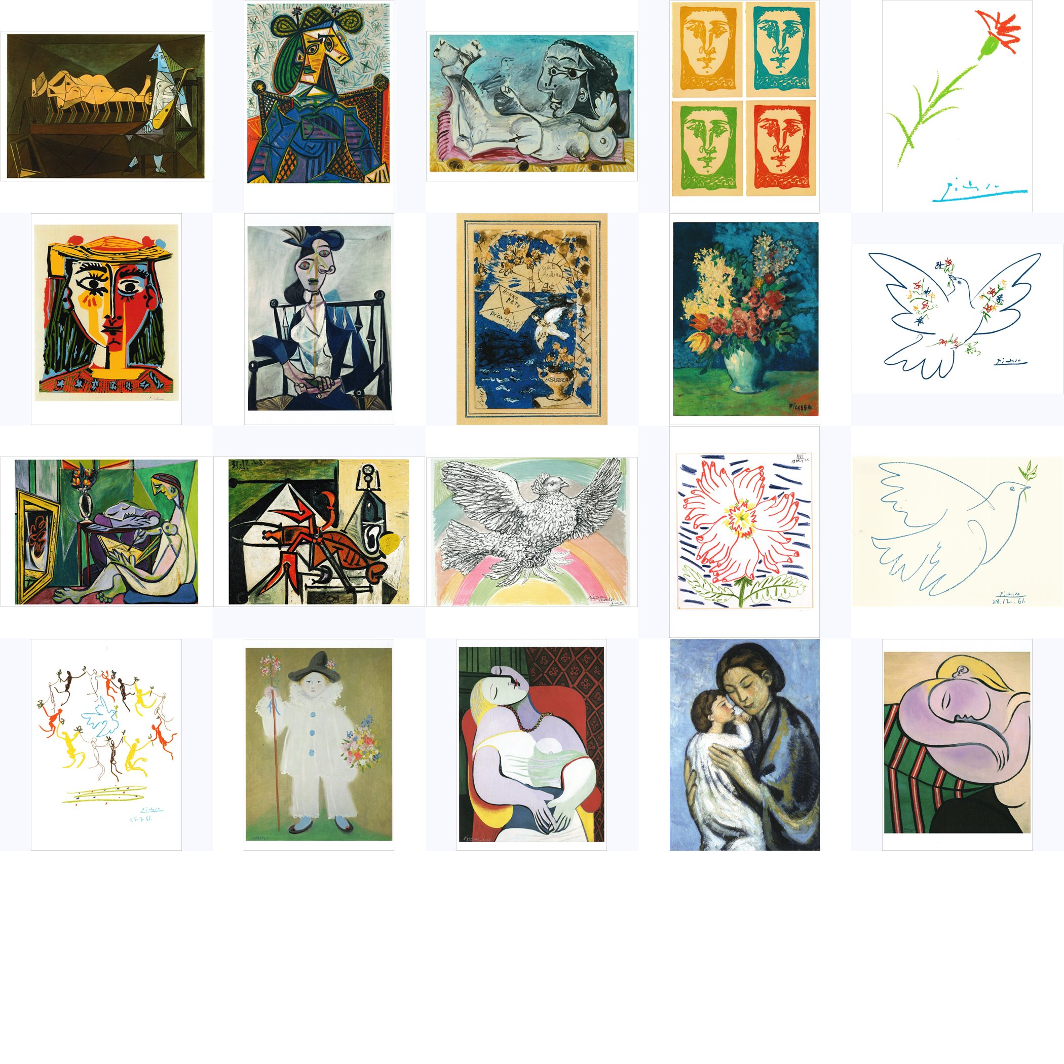 Kunstkarten-Topseller-Set Pablo Picasso