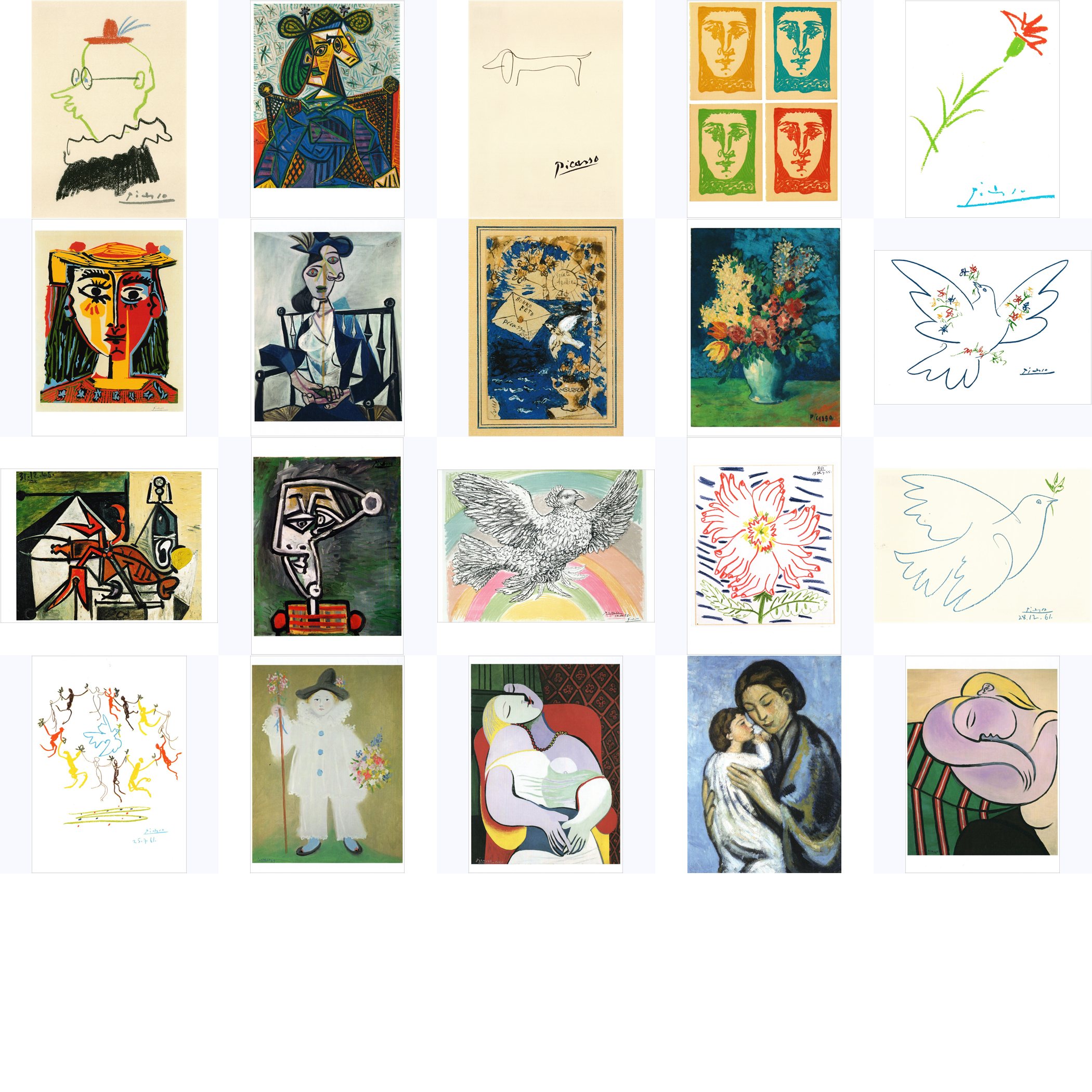 Kunstkarten-Topseller-Set Pablo Picasso
