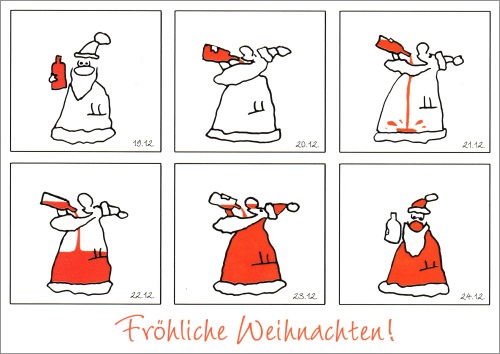 Postkarte "Fröhliche Weihnachten!"