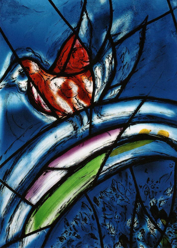 Kunstkarte Marc Chagall "Der Regenbogen"
