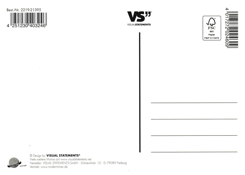 Postkarte "Wie wundervoll bist du denn?" (Rückseite)