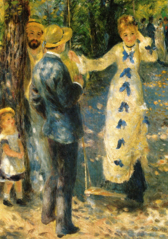 Kunstkarte Pierre Auguste Renoir "Die Schaukel" Kunstkarte Pierre Auguste Renoir "Die Schaukel"