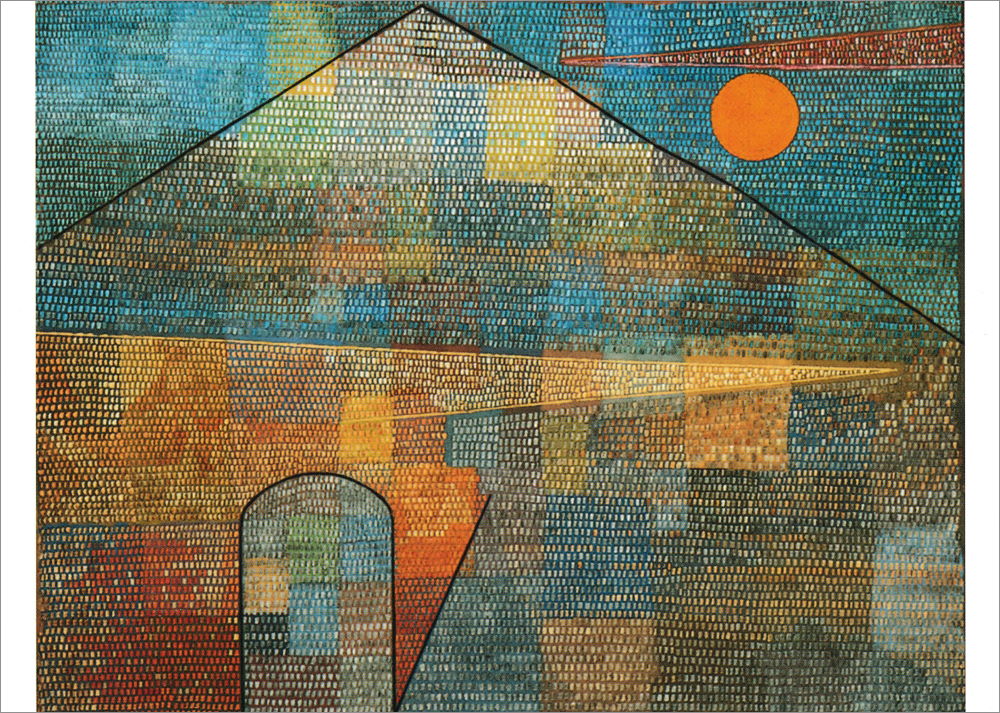 Kunstkarte Paul Klee "Ad Parnssum" Kunstkarte Paul Klee "Ad Parnssum"