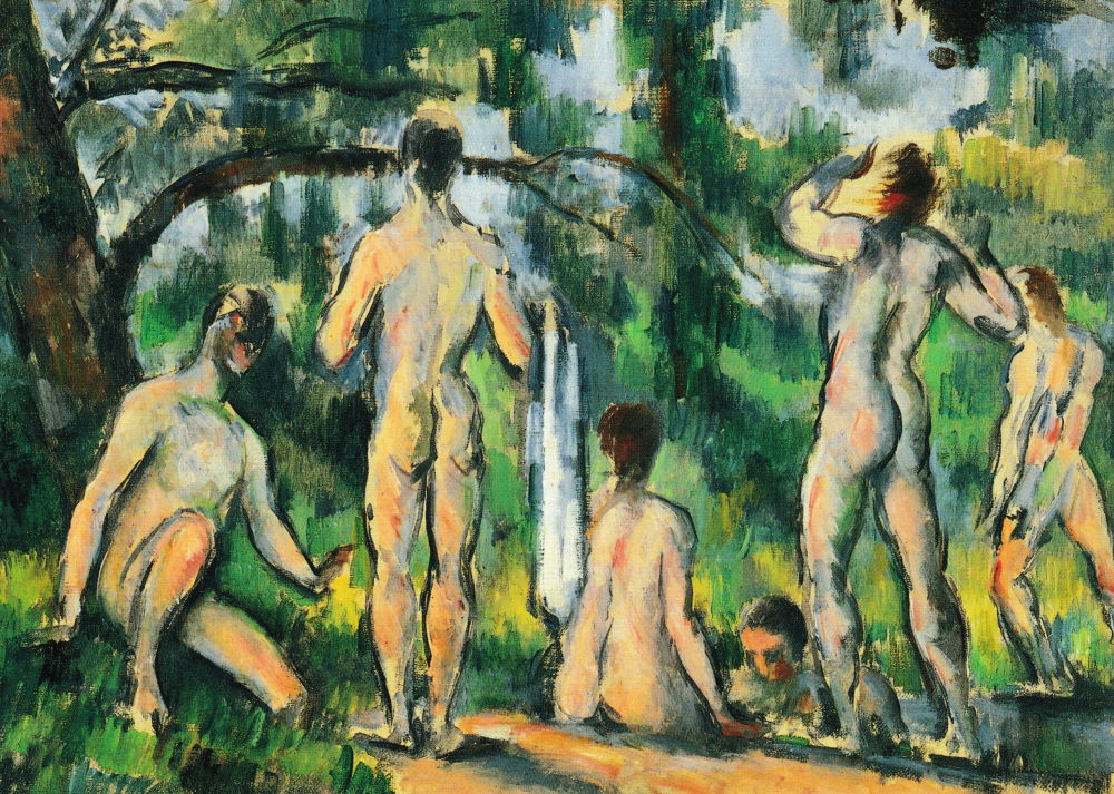 Kunstkarte Paul Cézanne "Das Baden" Kunstkarte Paul Cézanne "Das Baden"