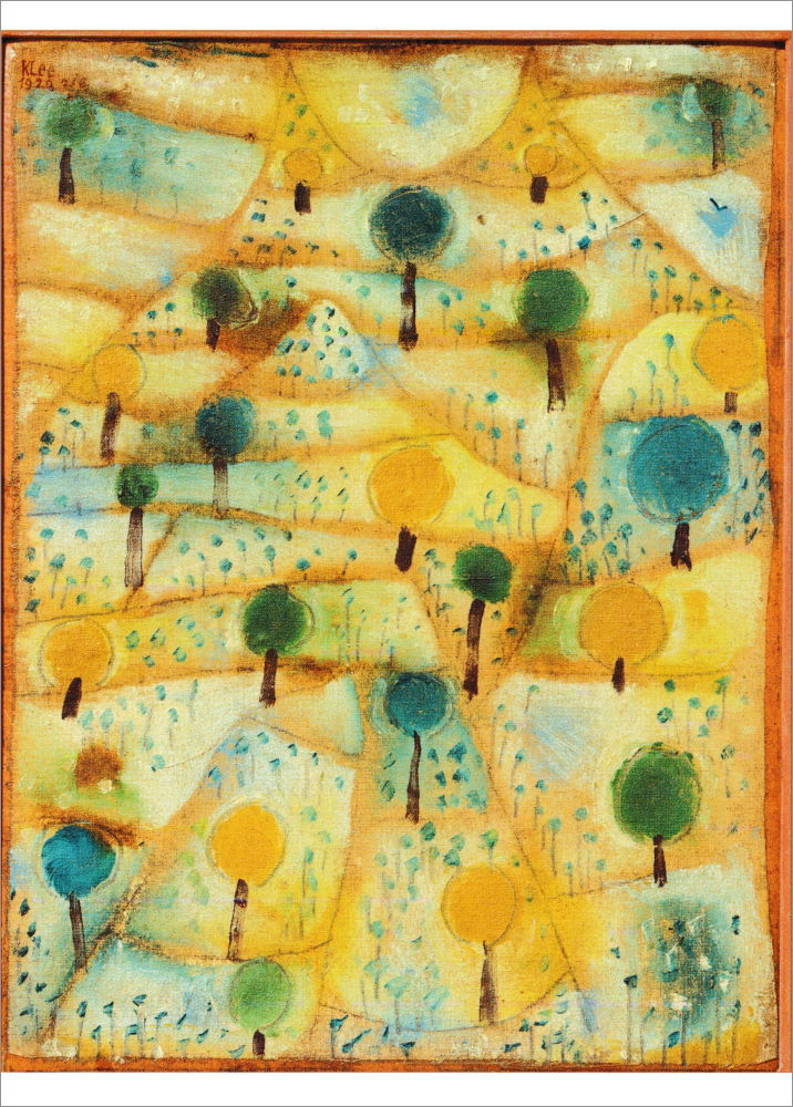 Kunstkarte Paul Klee "Kleine rhythmische Landschaft" Kunstkarte Paul Klee "Kleine rhythmische Landschaft"