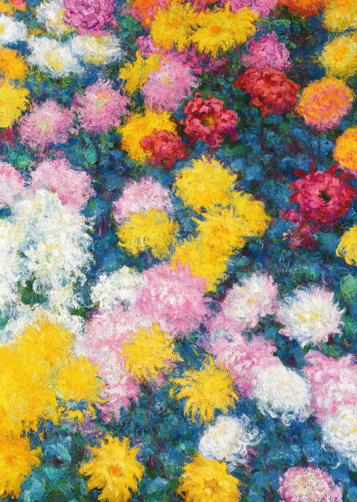 Kunstkarte Claude Monet "Chrysanthemen" Kunstkarte Claude Monet "Chrysanthemen"