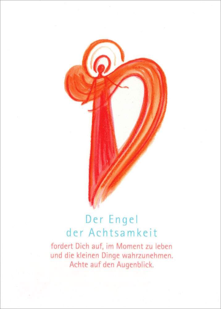 Postkarte "Der Engel der Achtsamkeit"