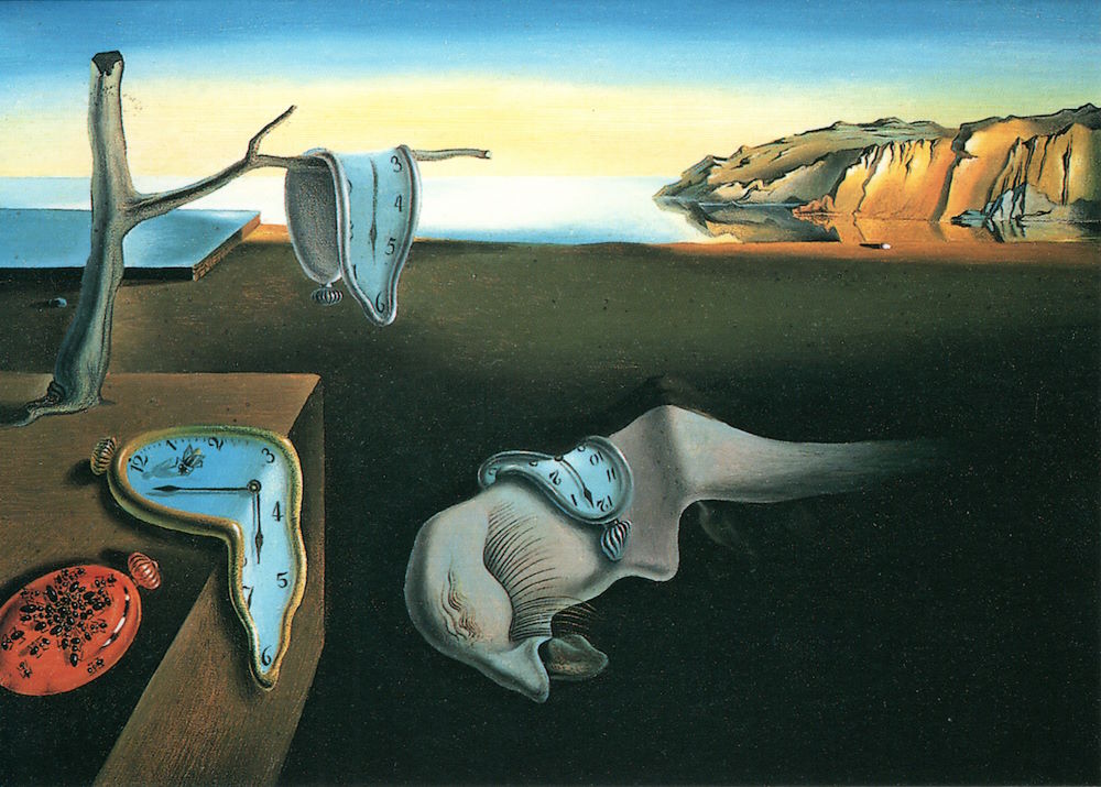 Kunstkarte Salvador Dalí "Die Beständigkeit der Erinnerung"