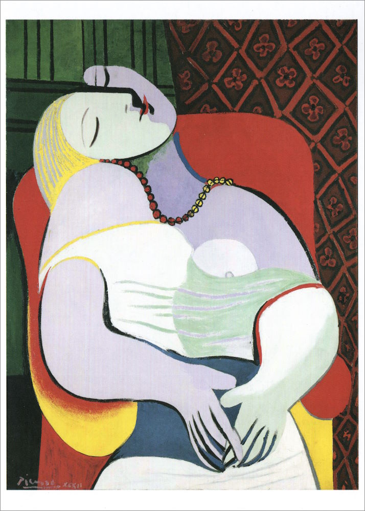 Kunstkarte Pablo Picasso "Der Traum" Kunstkarte Pablo Picasso "Der Traum"