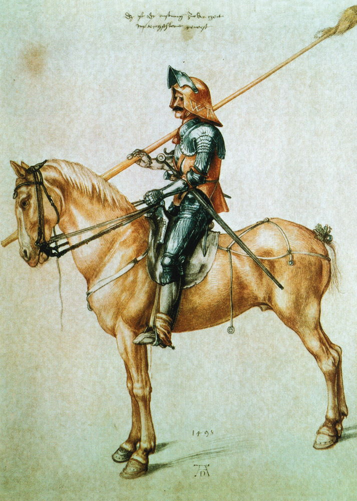 Kunstkarte Albrecht Dürer "Gewappneter Reiter" Kunstkarte Albrecht Dürer "Gewappneter Reiter"