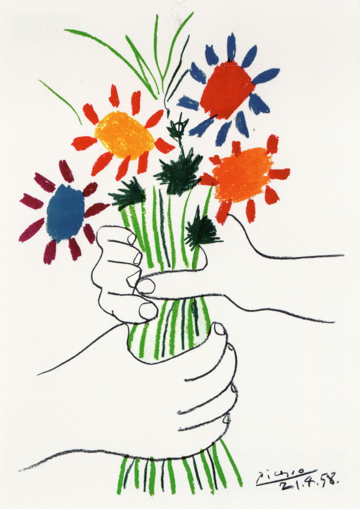 Kunstkarte Pablo Picasso "Le Bouquet" Kunstkarte Pablo Picasso "Le Bouquet"