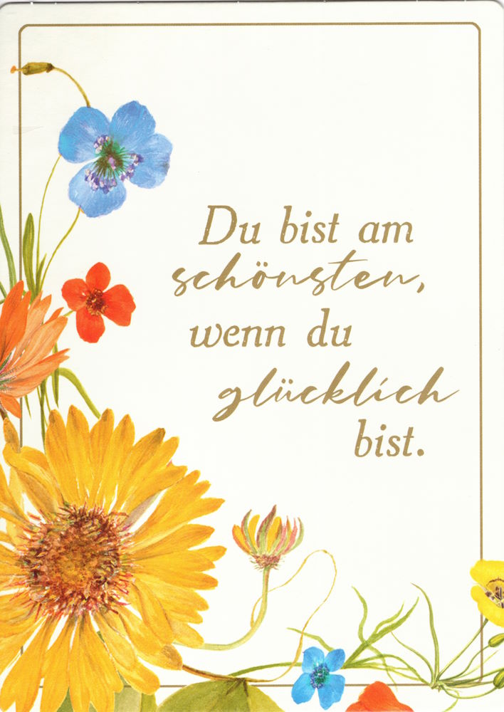 Up-Card - Die Karte zum Aufstellen "Du bist am schönsten, wenn ..." Up-Card - Die Karte zum Aufstellen "Du bist am schönsten, wenn ..."