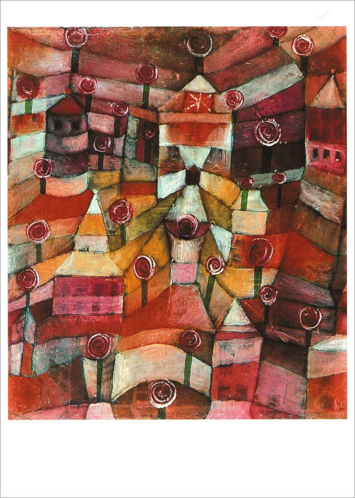Kunstkarte Paul Klee "Rosengarten" Kunstkarte Paul Klee "Rosengarten"
