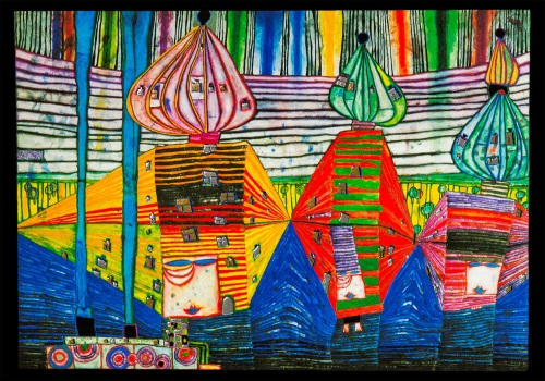 Kunstkarten-Topseller-Set Friedensreich Hundertwasser