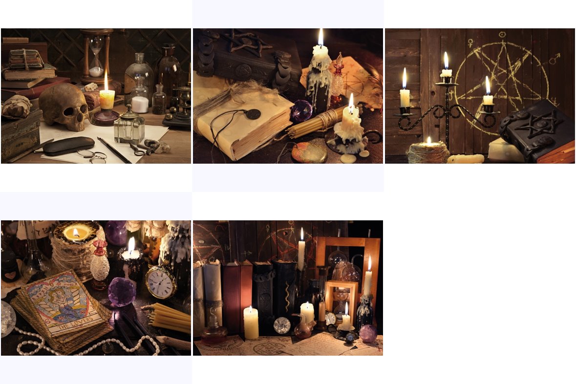 Postkarten-Set "Mystic Candles and Objects" Postkarten-Set "Mystic Candles and Objects"