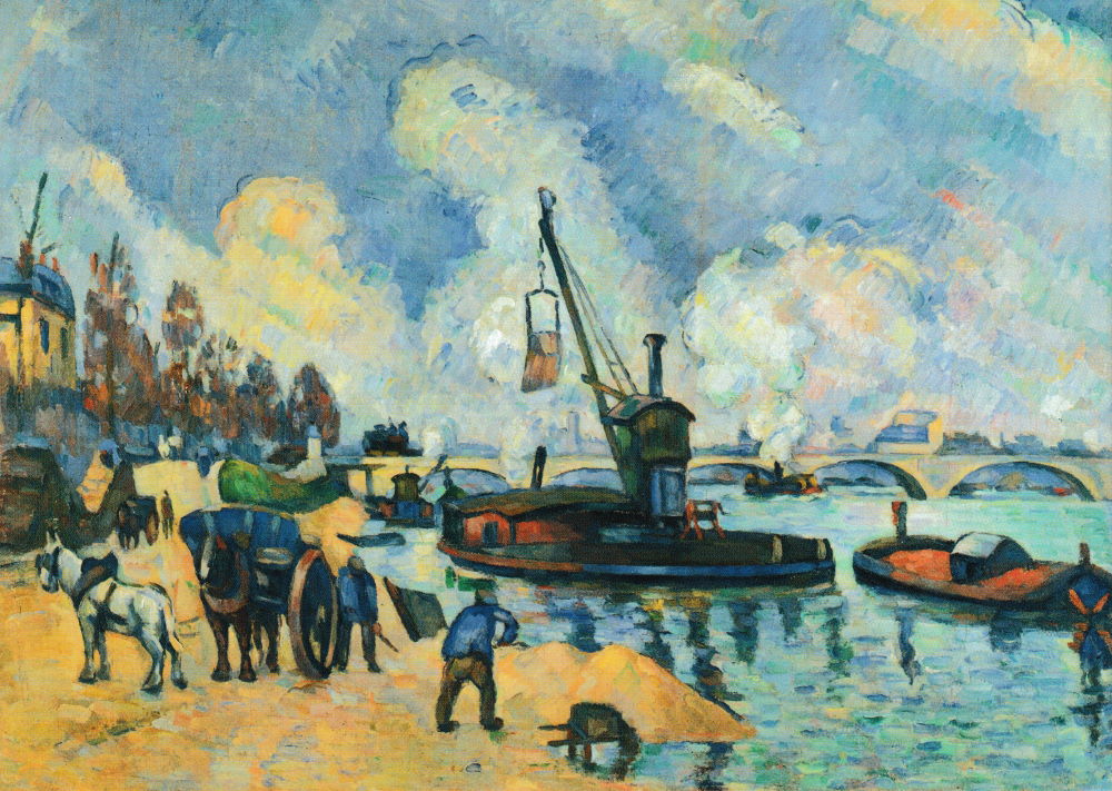 Kunstkarte Paul Cézanne "Am Quai de Bercy in Paris" Kunstkarte Paul Cézanne "Am Quai de Bercy in Paris"