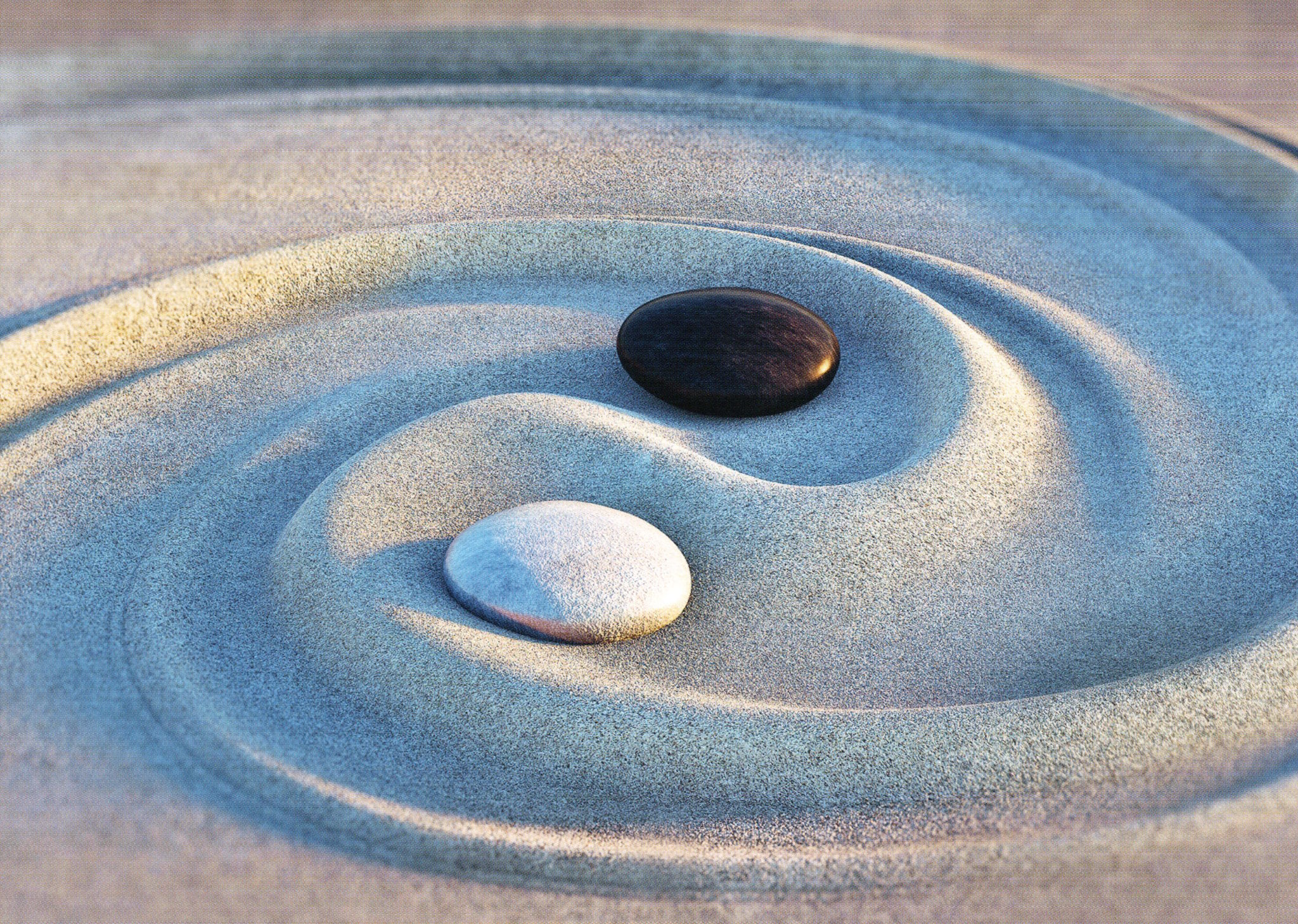 Postkarte "Yin & Yang"