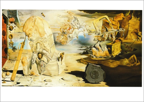 Kunstkarte Salvador Dalí "Die Apothese des Homer" Kunstkarte Salvador Dalí "Die Apothese des Homer"
