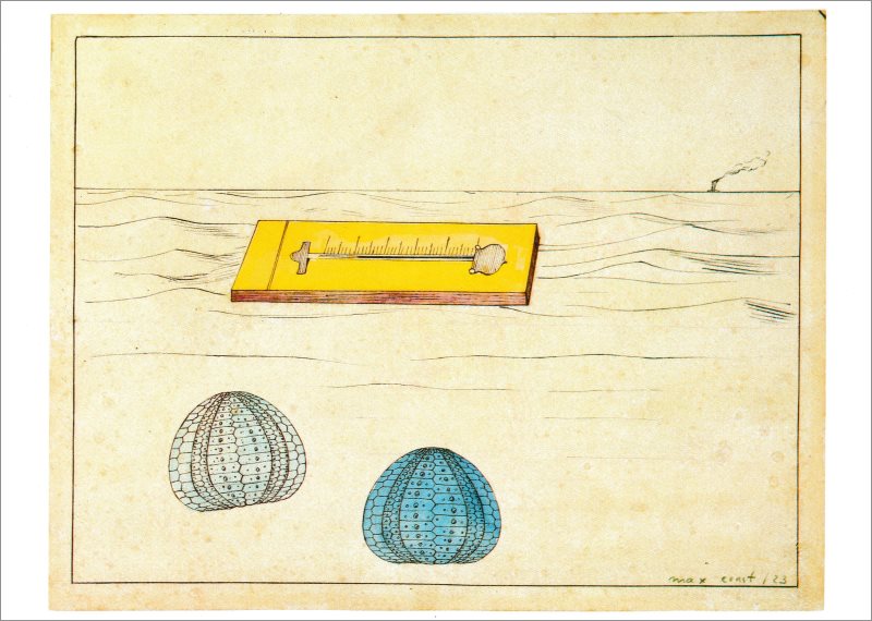 Kunstkarte Max Ernst "ohne Titel"