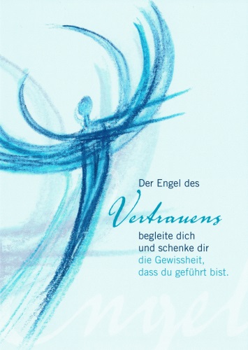 Postkarte "Der Engel des Vertrauens"