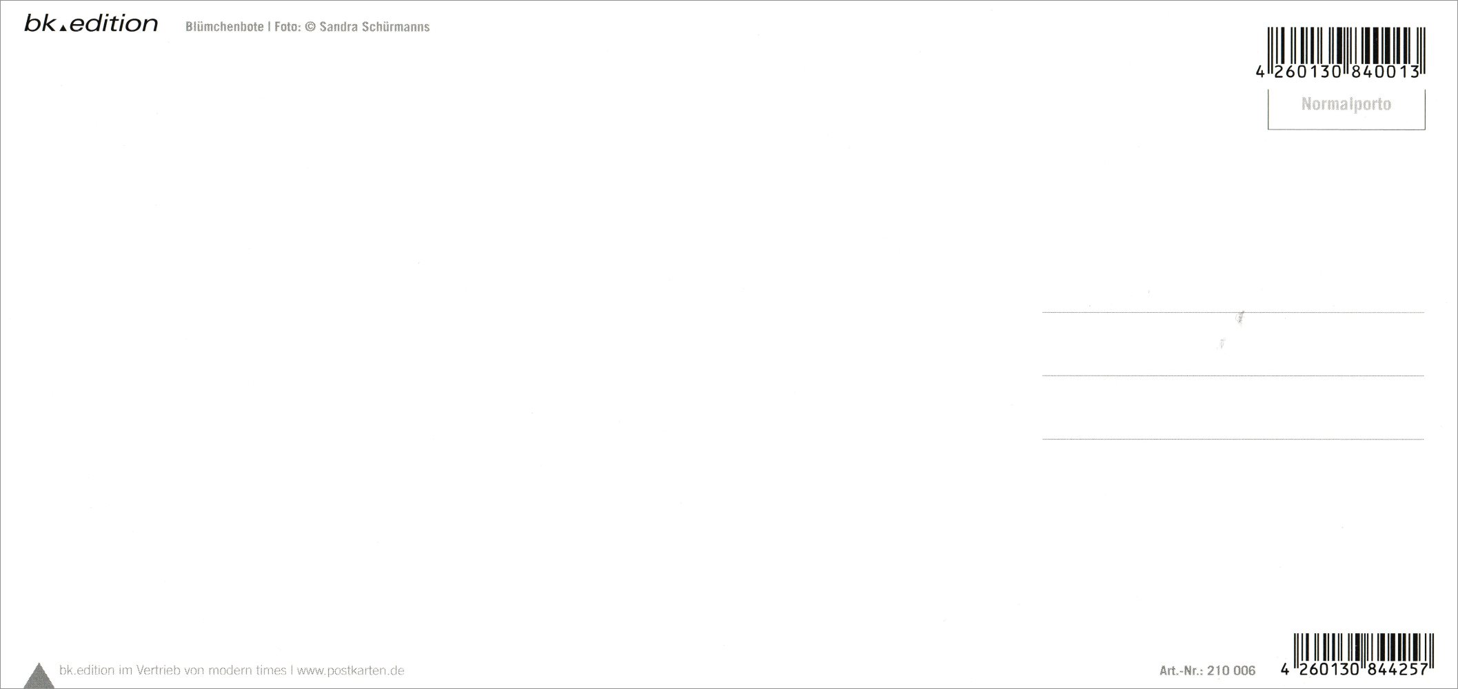 XXL-Postkarte "Blümchenbote"