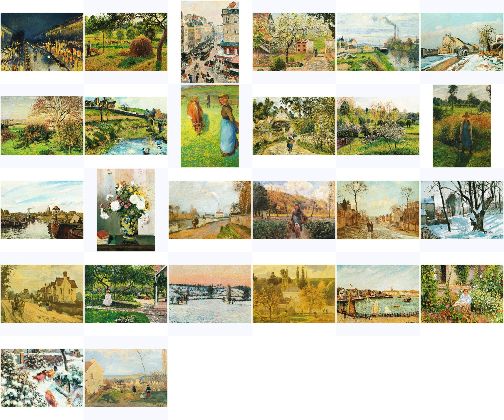 Kunstkarten-Komplett-Set Camille Pissarro Kunstkarten-Komplett-Set Camille Pissarro