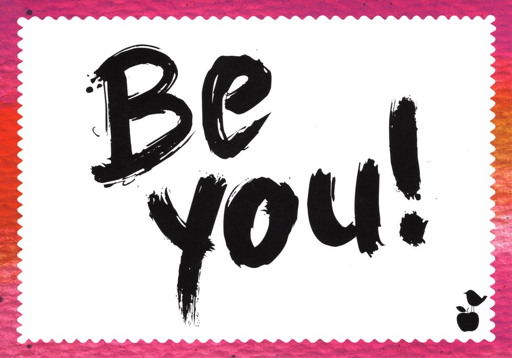 Postkarte "Be You!"