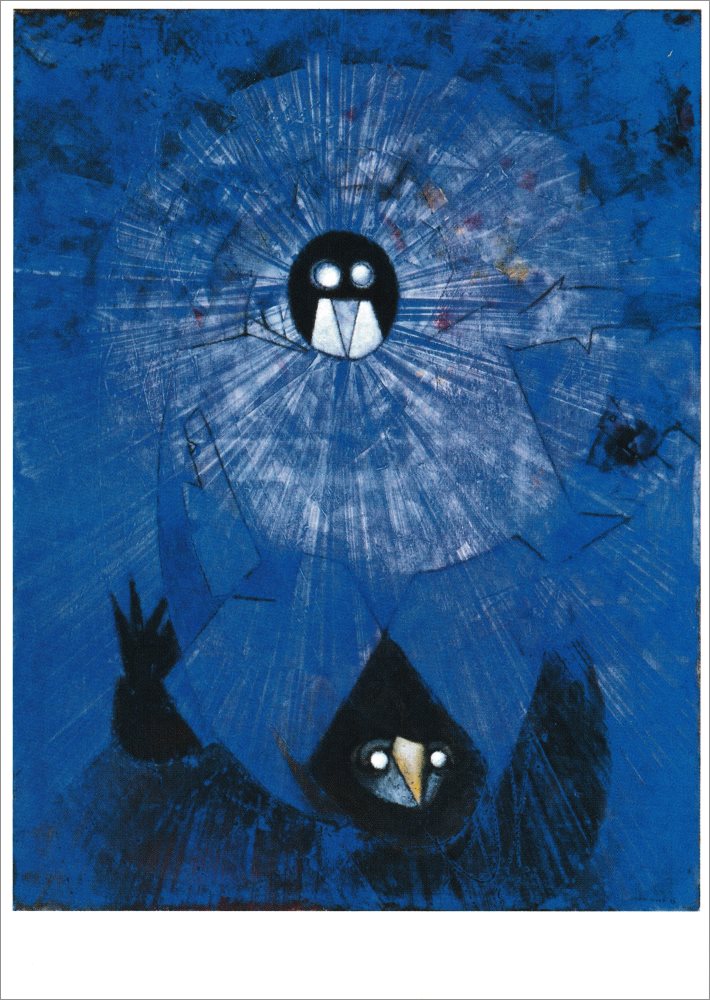 Kunstkarte Max Ernst "Die dunklen Götter"