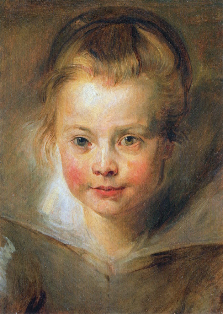 Kunstkarte Peter Paul Rubens "Rubens Tochter Clara Serena"