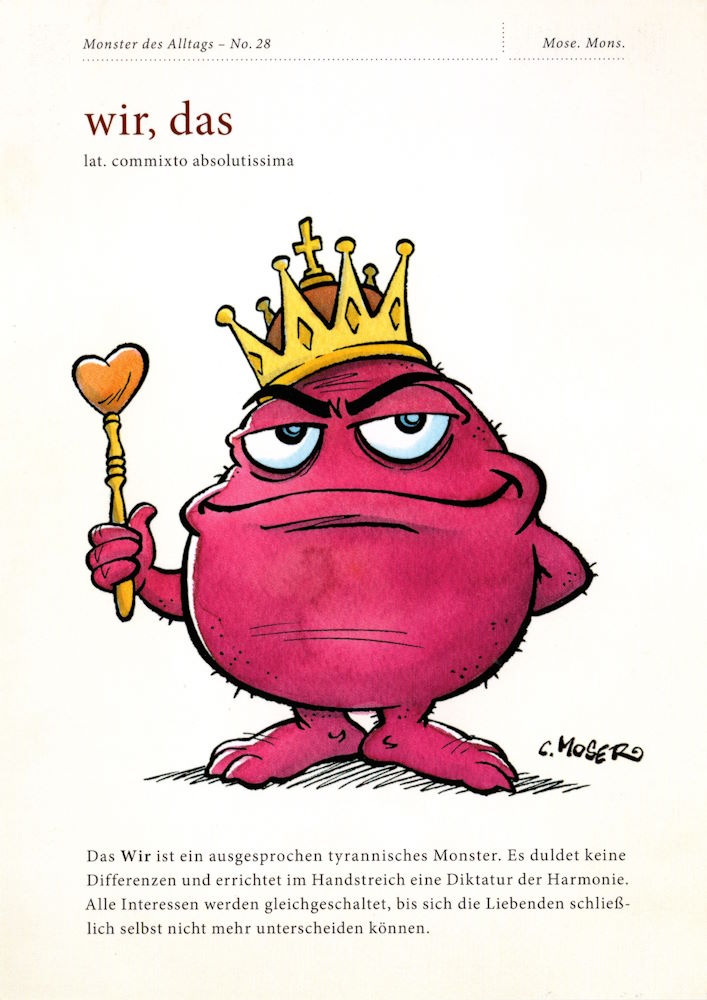 Postkarte "Monster des Alltags - No. 28: wir, das"