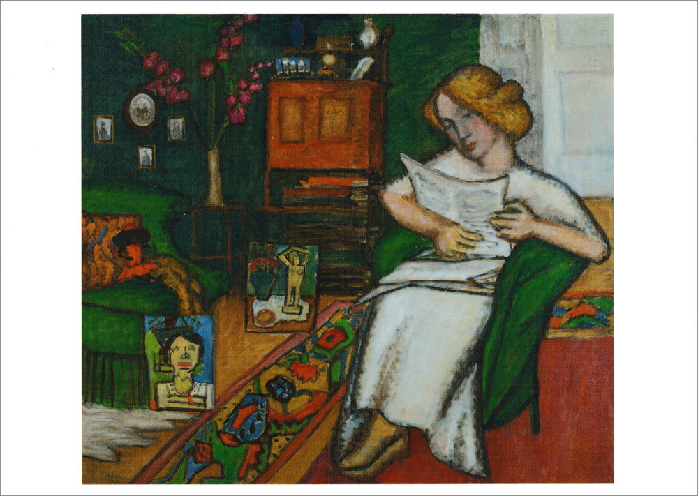 Kunstkarte Gabriele Münter "Im Zimmer" Kunstkarte Gabriele Münter "Im Zimmer"
