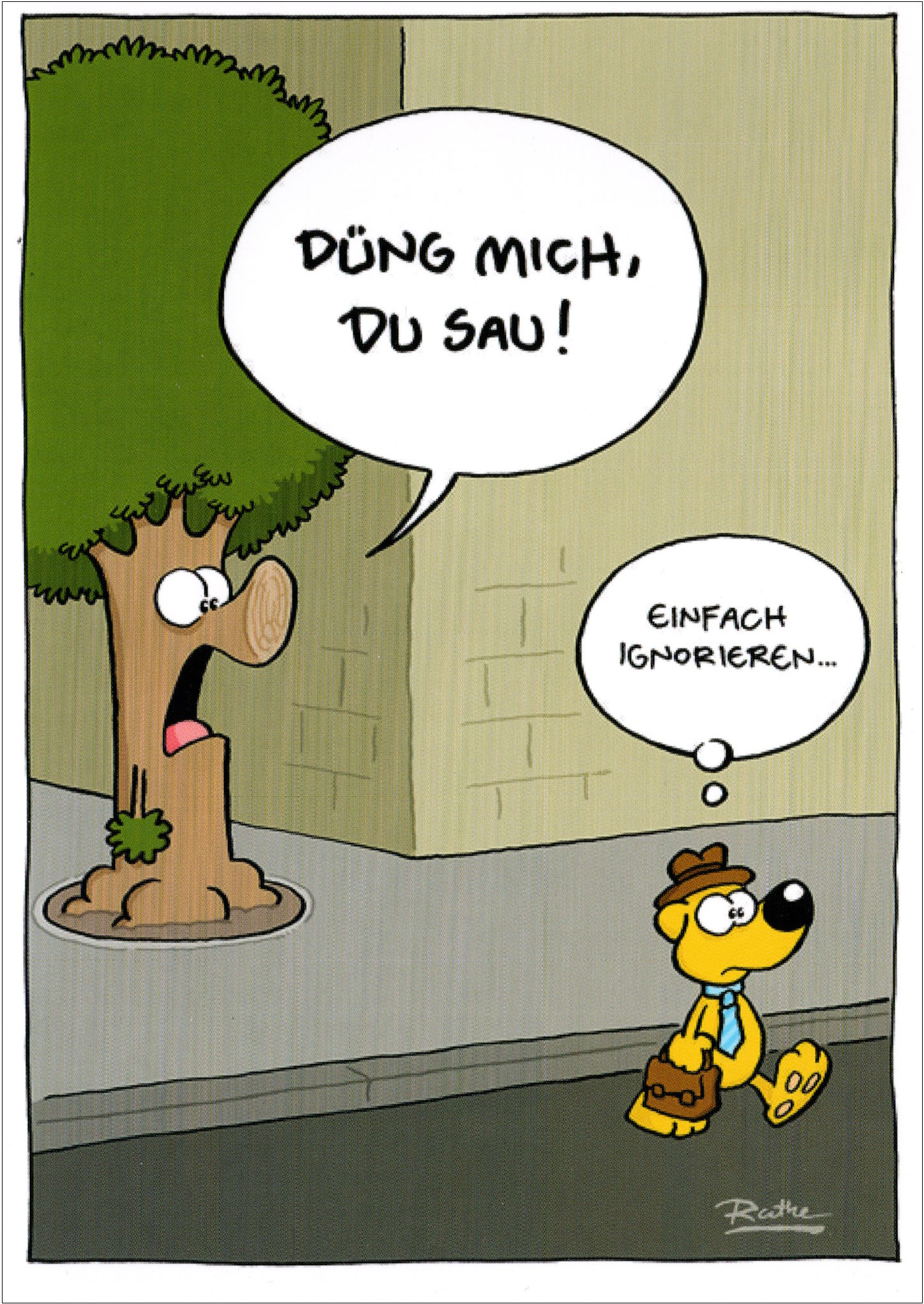 Postkarte Ralph Ruthe "Düng mich, Du Sau!" Postkarte Ralph Ruthe "Düng mich, Du Sau!"
