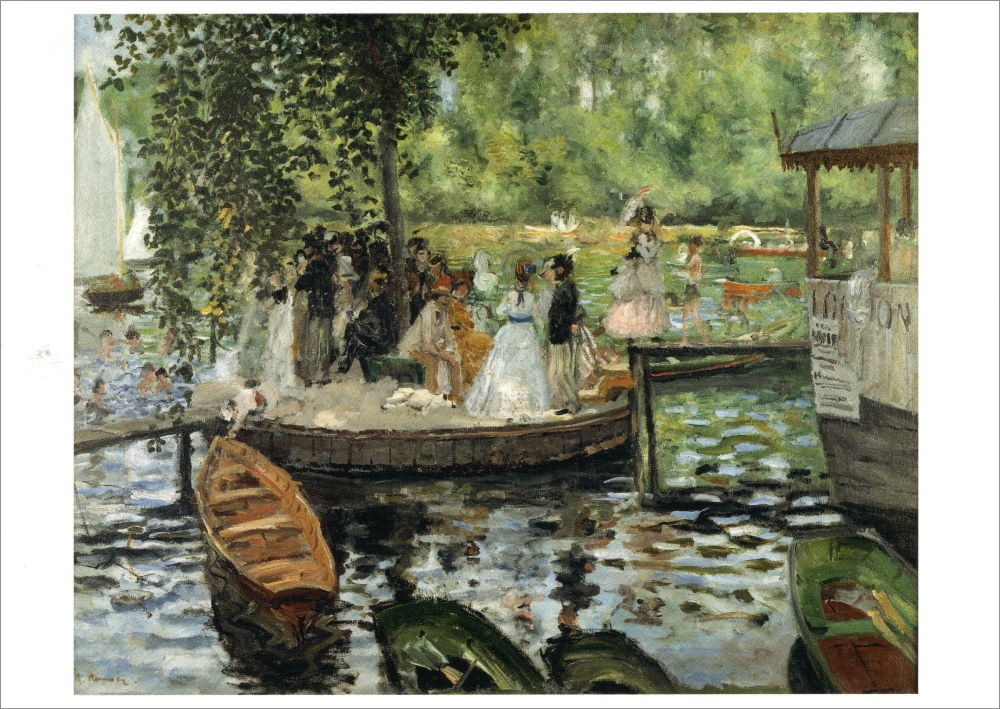 Kunstkarte Pierre Auguste Renoir "La Grenouillère" Kunstkarte Pierre Auguste Renoir "La Grenouillère"