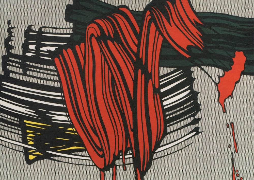 Kunstkarte Roy Lichtenstein "Großes Gemälde Nr. 6"