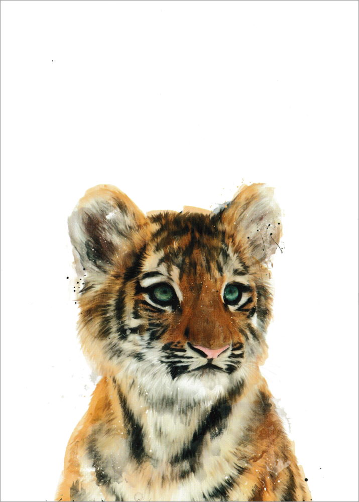 Postkarte "Little Tiger - Kleiner Tiger"