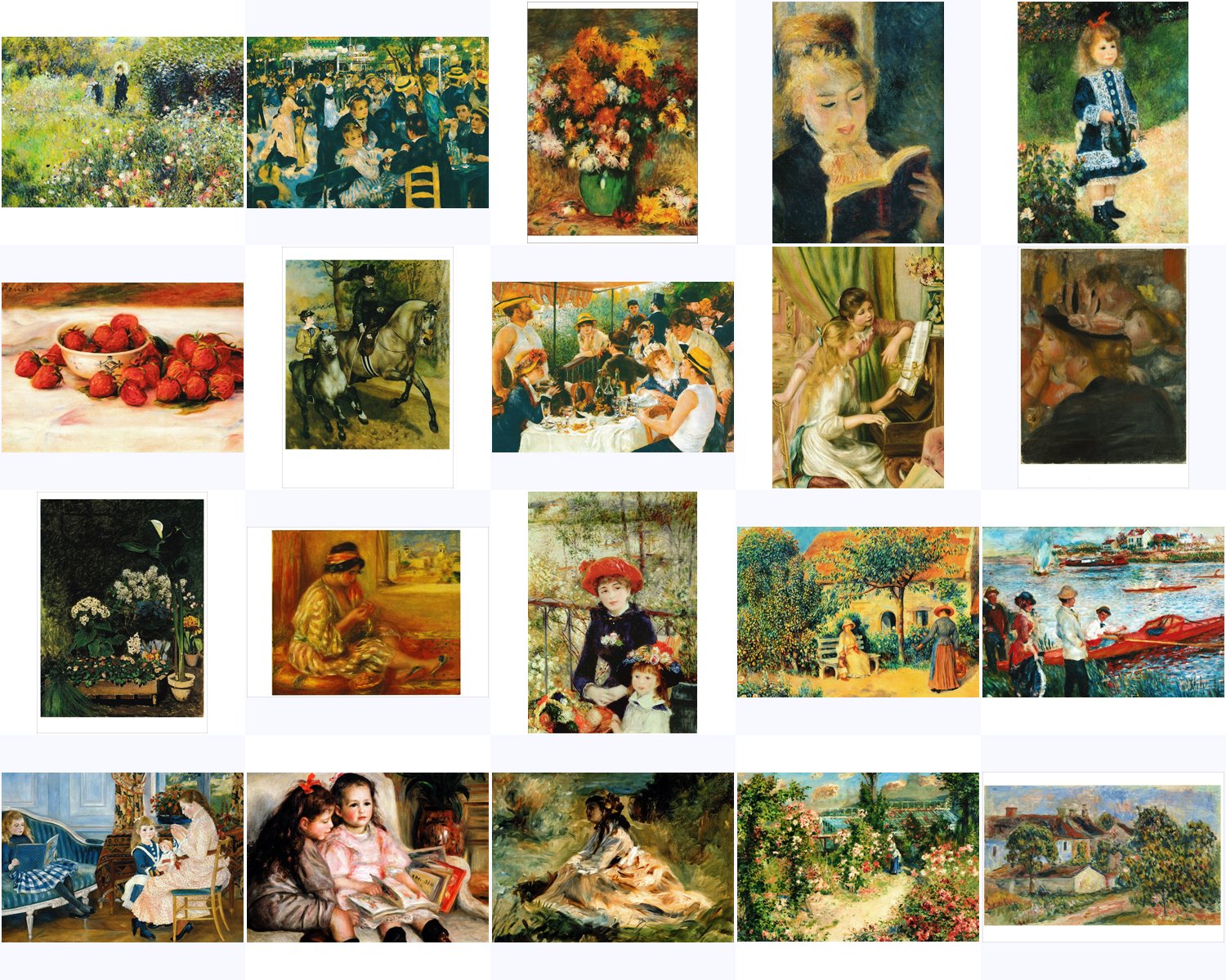Kunstkarten-Topseller-Set Pierre Auguste Renoir