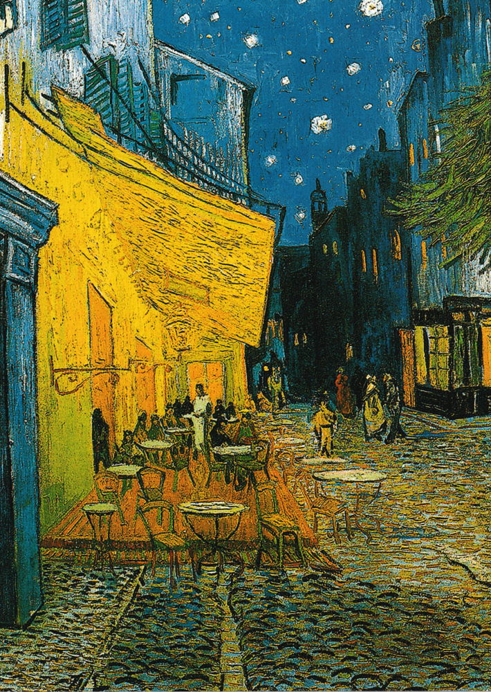 Kunstkarte Vincent van Gogh "Nachtcafé in Arles"