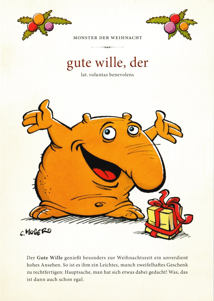 Postkarte "Monster des Alltags - gute wille, der"