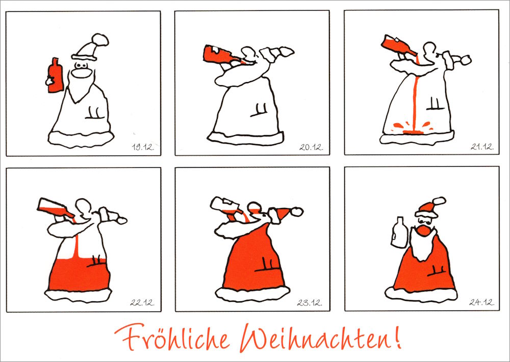 Postkarte "Fröhliche Weihnachten!" Postkarte "Fröhliche Weihnachten!"