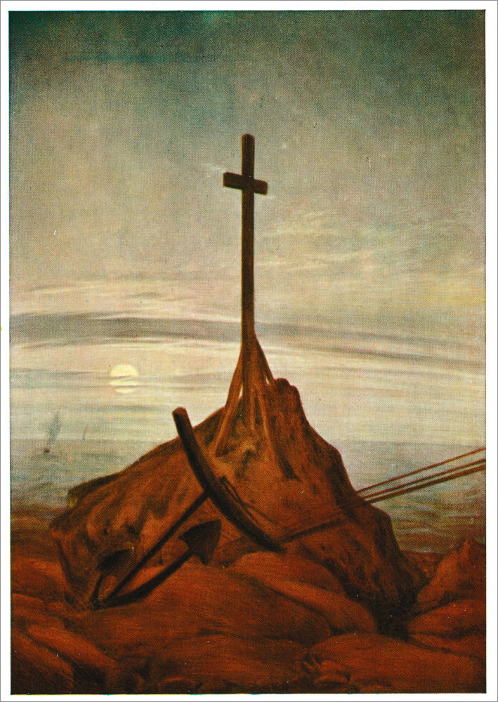 Kunstkarte Caspar David Friedrich "Das Kreuz am Meer" Kunstkarte Caspar David Friedrich "Das Kreuz am Meer"
