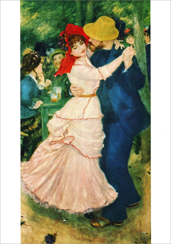 Kunstkarte Pierre Auguste Renoir "Bal a Bougival" Kunstkarte Pierre Auguste Renoir "Bal a Bougival"
